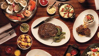 Exciting décor at The Mirage restaurant is joined by a delicious, eclectic menu.