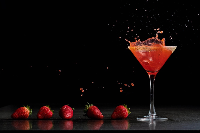 The Strawberry Cobbler cocktail at STK at The Cosmopolitan in Las Vegas
