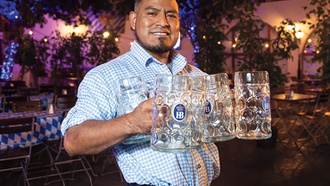 The longtime server extols the virtues of hard work.