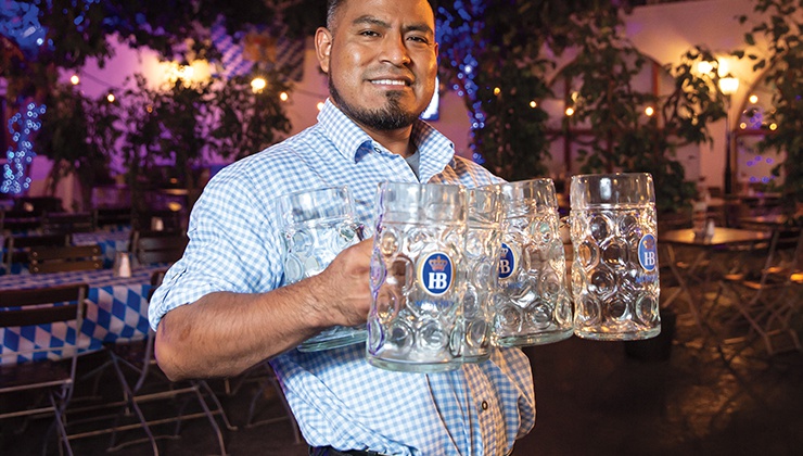 The longtime server extols the virtues of hard work.