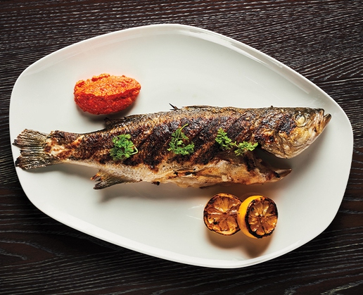 Market-driven whole fish at Amalfi by Bobby Flay at Caesars Palace in Las Vegas