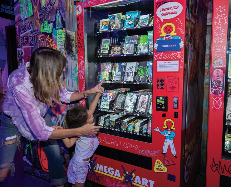 Omega Mart in Las Vegas adds artdispensing vending machines Las Vegas Magazine