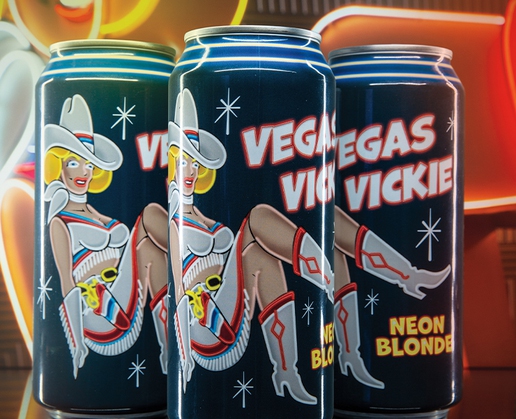 Vegas Vickie, brewed by Able Baker, is available at various venues within Circa Resort & Casino in Las Vegas