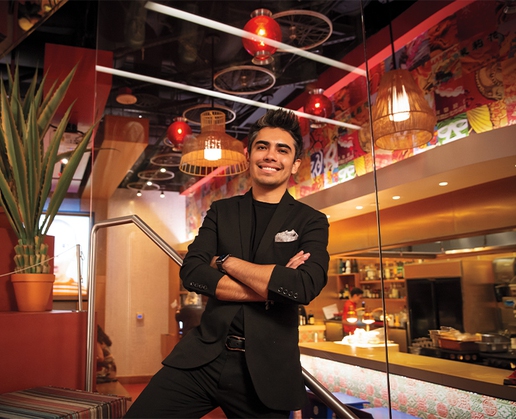 Eduardo Sanchez is the assistant general manager of China Poblano at The Cosmopolitan in Las Vegas