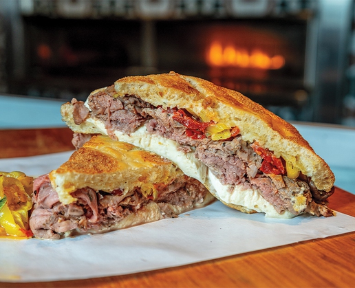 Build a sandwich any way you like (we prefer roast beef) at The Boss Cafe by Buddy Valastro at The Linq Hotel in Las Vegas