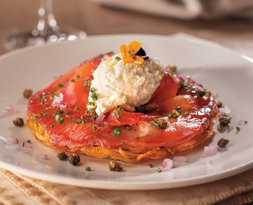 The salmone marinato is just one of the delights you can enjoy during brunch at Matteo's Ristorante Italiano at The Venetian in Las Vegas