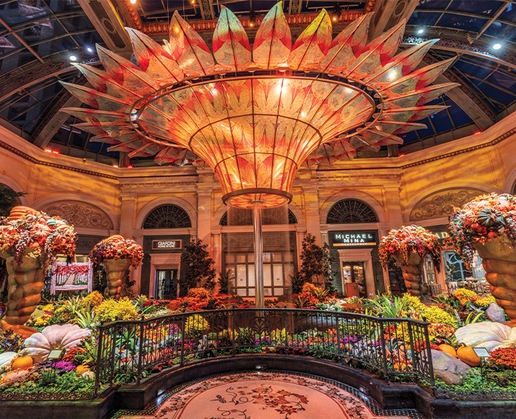 'Artfully Autumn' is the newest installation at the Bellagio Conservatory & Botanical Gardens in Las Vegas