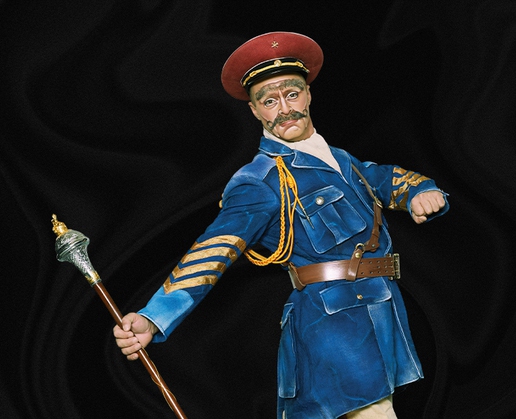 Sgt. Pepper, one of the characters in Cirque du Soleil's 'The Beatles LOVE' at The Mirage in Las Vegas