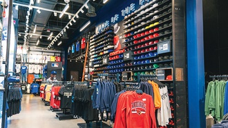 The two-story store recently opened at Fashion Show.