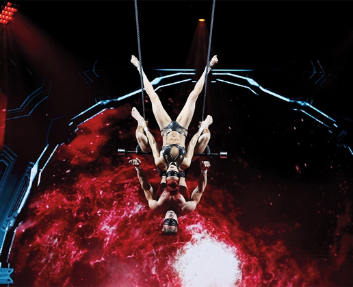 Duo Transcend performs in ‘America’s Got Talent Las Vegas Live’ at Luxor