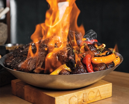 The tomahawk at Chica at The Venetian in Las Vegas