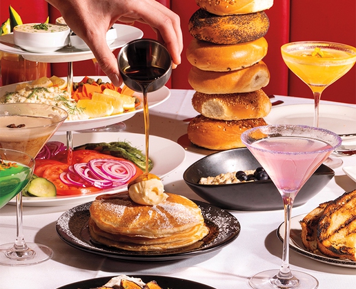 Some of the delights available at the new brunch menu at Crossroads Kitchen at Resorts World Las Vegas 