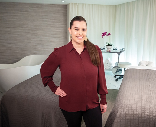 Kasey Juadines is the spa manager for Amina Spa at Sahara Las Vegas