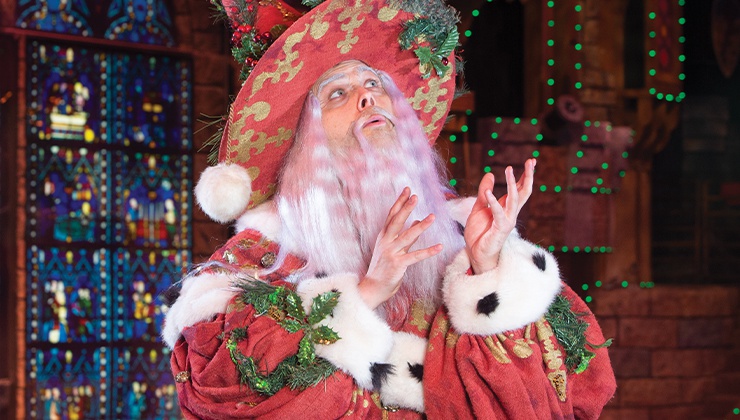 'Twas the Knight' runs through Dec. 25 at Excalibur and features wintry fun including snow!