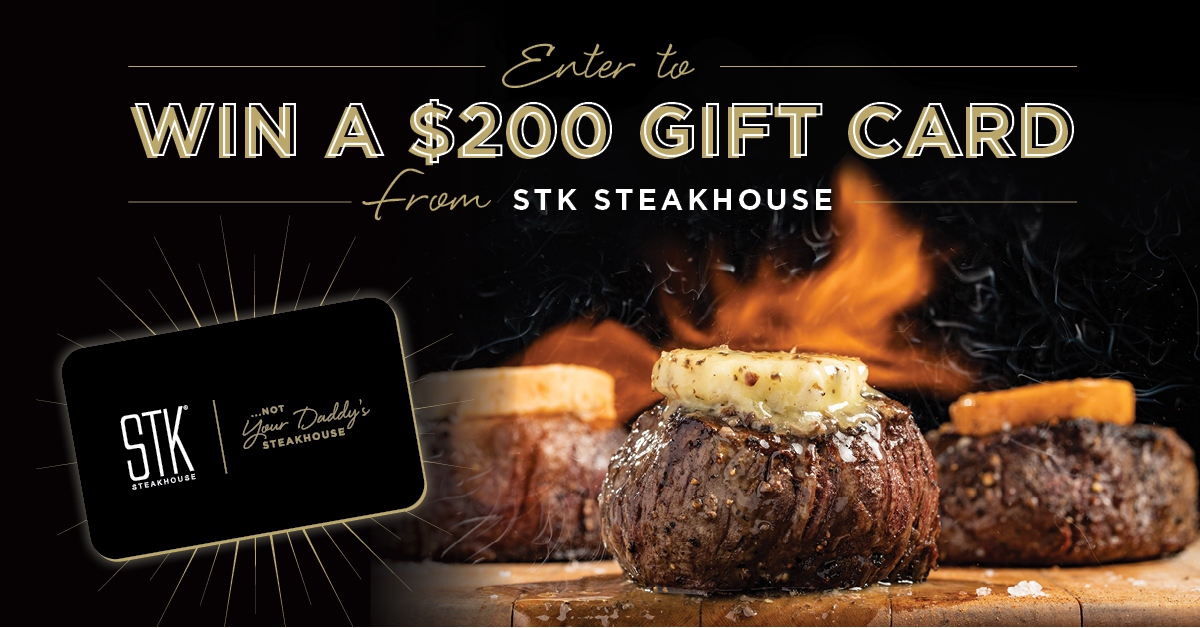 Enter for a chance to win a 200 STK gift card! Las Vegas Magazine