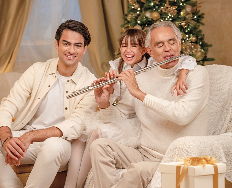 Andrea Bocelli & Son Sing First Duet Together