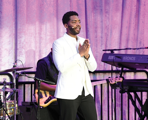 Psychic medium Reginald Lewis is one of the stars of 'Brunched By An Angel' at KAOS at Palms in Las Vegas