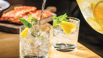 The Cosmopolitan tapas bar now has a new sangria hour menu!