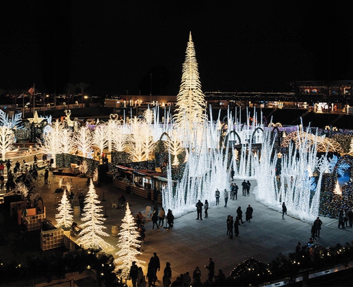 Celebrate the holidays with a visit to Enchant on the Strip at Resorts World Las Vegas