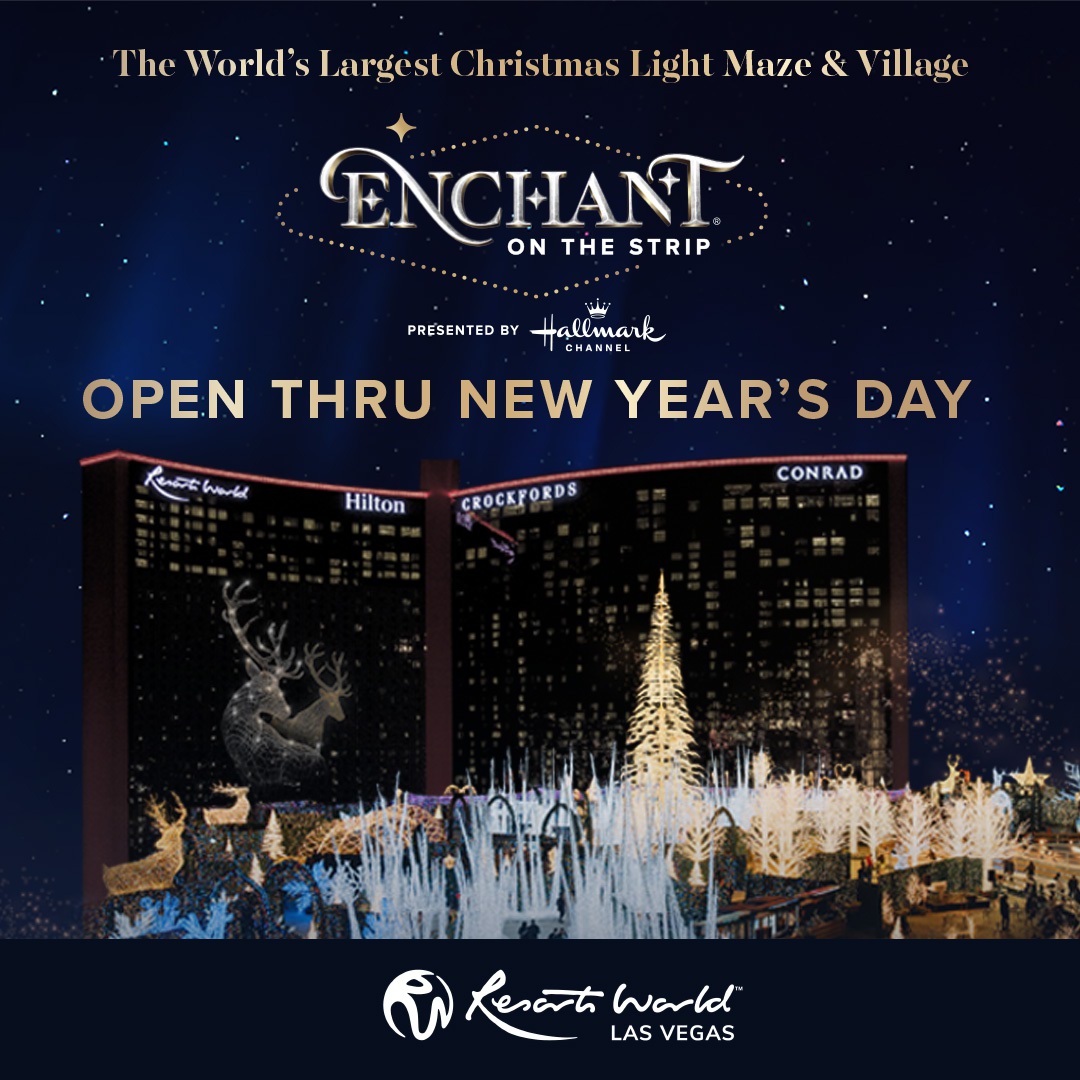 Enter for a chance to win a Resorts World Enchant package Las Vegas