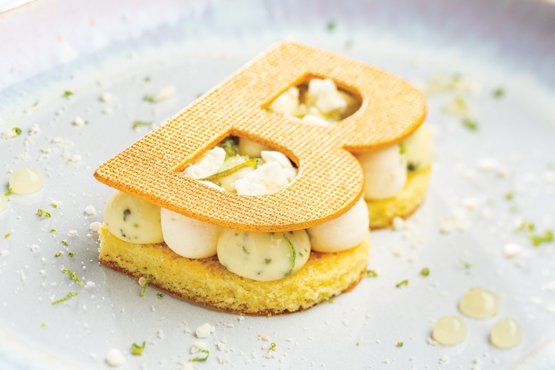 Lemon olio verde tart