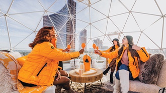 The Igloo Rooftop Experience at Rose Rooftop at Resorts World Las Vegas