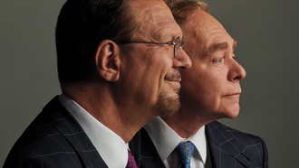 The 'silent one' rejoins his brother in magic at Rio residency after recovering from a ...