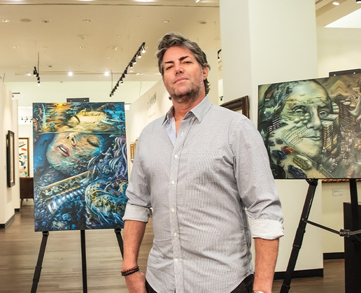 Artist Chris Elliman's work is currently on display at Park West Fine Art Museum and Gallery at The Forum Shops at Caesars in Las Vegas