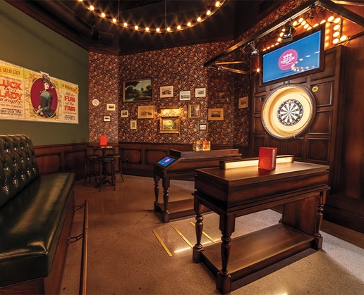 Bring a large group and enjoy some darts, food and cocktails at Flight Club at The Venetian