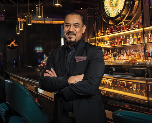 Michael Medina is director of beverage at Aria in Las Vegas