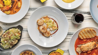 The STRAT restaurant serves up delicious twists on classics.