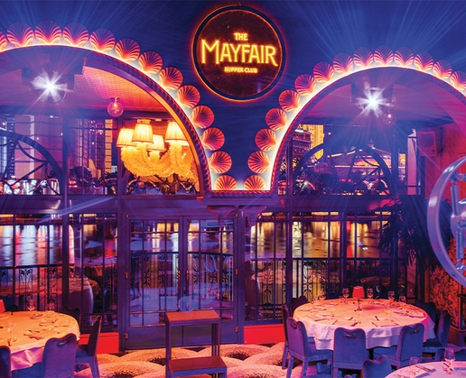 Enjoy a fantastic meal and a fantastic live show at The Mayfair Supper Club at Bellagio