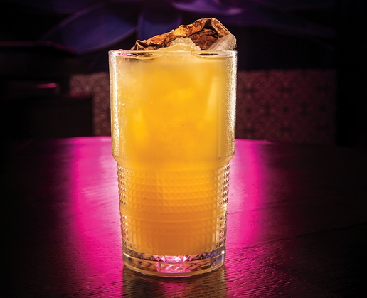 The pineapple chipotle margarita at Tacos & Tequila at Palace Station in Las Vegas