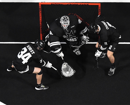 The Las Vegas Desert Dogs play the Calgary Roughnecks on Feb. 24 at the Michelob Ultra Arena at Mandalay Bay in Las Vegas