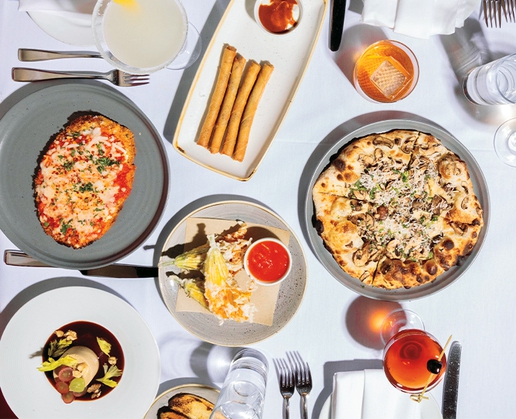 Just a small sampling of the plant-friendly delights at Crossroads Kitchen at Resorts World Las Vegas