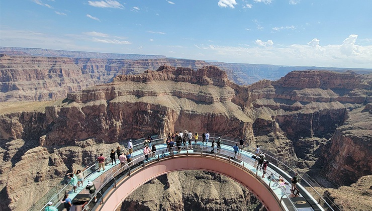 The natural wonder features ziplining and the amazing Skywalk.