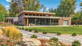 Upgraded home serves up old-school luxury.