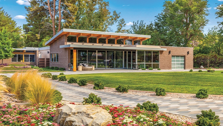 Upgraded home serves up old-school luxury.