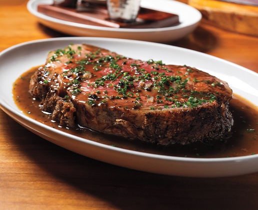 Duck fat prime rib at StripSteak at Mandalay Bay in Las Vegas