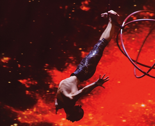 Aidan Bryant performs in 'America's Got Talent Presents SUPERSTARS Live' at Luxor in Las Vegas