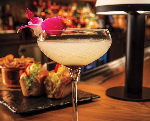 The Beverly Hills martini at The Count Room inside Bugsy & Meyer's Steakhouse at Flamingo in Las Vegas