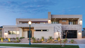 Home is located in one of the most sought-after communities in all of Southern Nevada.