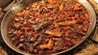 The Cosmopolitan Spanish restaurant has everything from tapas to paella.