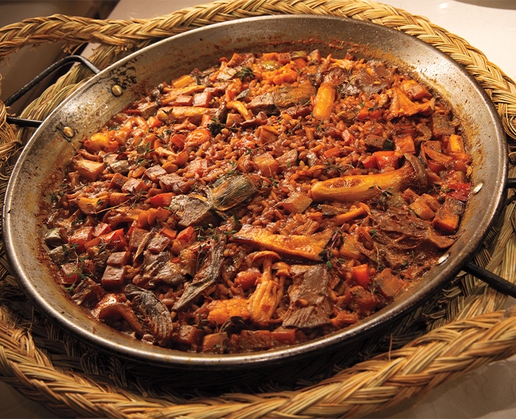 Arroz de verduras de temporada at Jaleo at The Cosmopolitan in Las Vegas