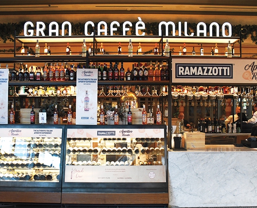 Experience the joys of amaro at the Ramazzotti Rosato Pop-Up Bar at Eataly Las Vegas