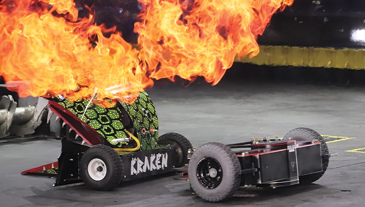 ‘BattleBots: Destruct-A-Thon’ features mechanical martial arts at Caesars Entertainment Studios.