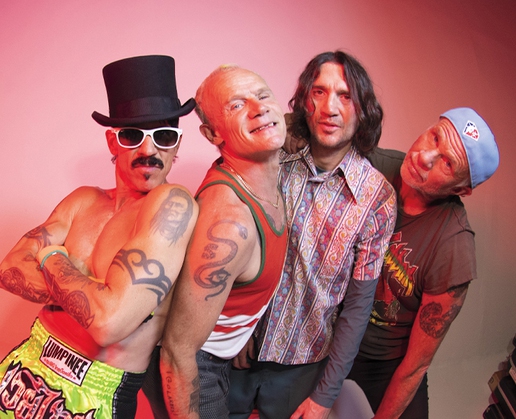 The Red Hot Chili Peppers perform at Allegiant Stadium in Las Vegas on April 1