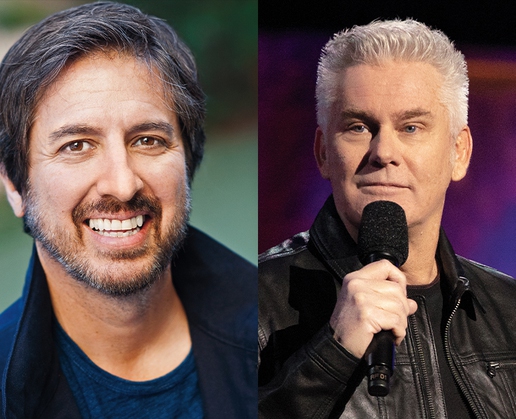 Comedy giants Ray Romano and Brian Regan will perform April 14-15 at The Mirage in Las Vegas