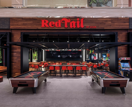 Enjoy everything from live DJs and dueling pianos to karaoke rooms and giant beer pong at RedTail at Resorts World Las Vegas