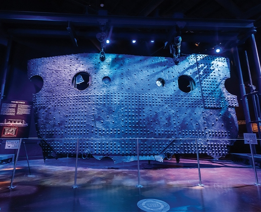 The Big Piece, part of 'Titanic: The Artifact Exhibition' at Luxor in Las Vegas